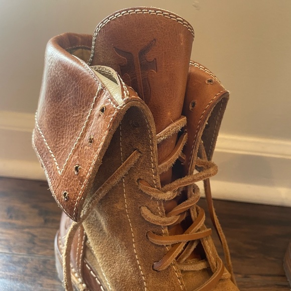 FRYE Owen Leather Lace Up Boots - Picture 3 of 6